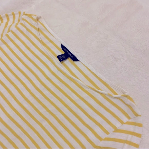Yellow Breton stripe tee - Picture 2 of 2